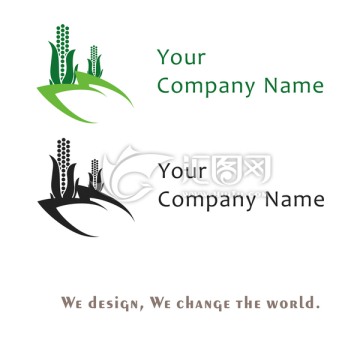 农业生态品牌logo设计 矢量