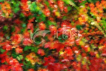 抽象油畫