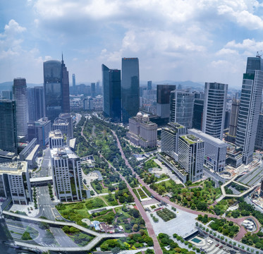 花城广场全景