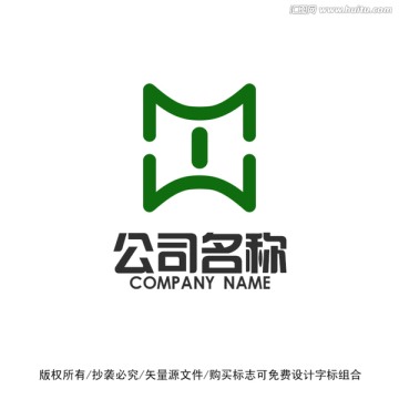 M字母标志logo