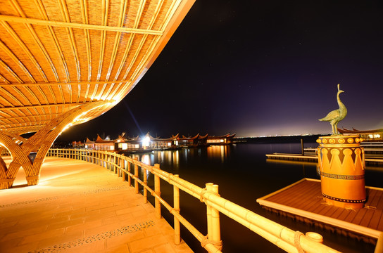 古滇艺海大码头夜景