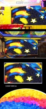 星光色彩背景墻 （不分層）