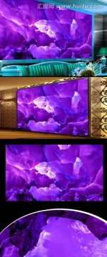 紫色石材背景