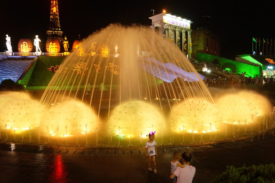 深圳世界之窗夜景