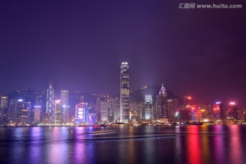 香港 维多利亚港 夜景