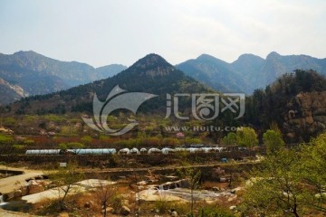 泰山桃花峪风光