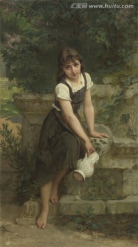 女性油畫