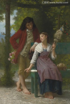 女性油畫