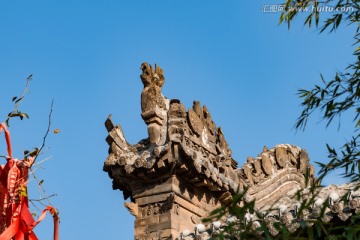 药王山古建筑雕塑