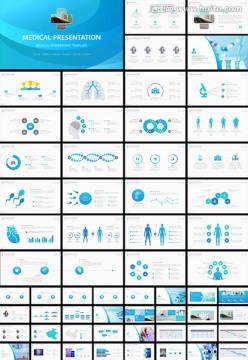 60页医药类PPT模板