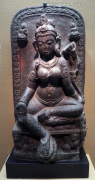 印度佛教女神绿度母像