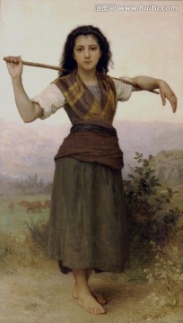 女性人物油畫