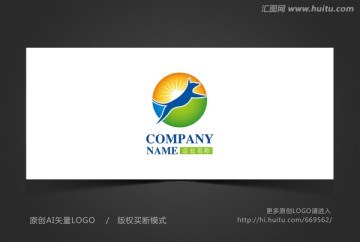 宠物店标志 动物logo