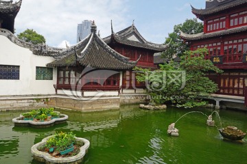 上海豫园藏书楼外景