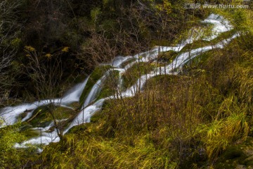 九寨流水