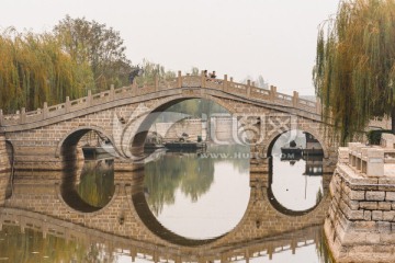 石拱桥 运河古镇