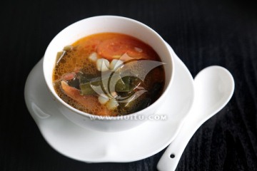 番茄海帶土豆湯
