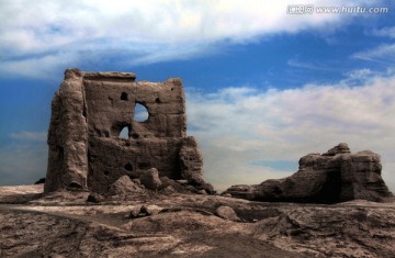 交河故城 土建筑残骸 城堡废墟