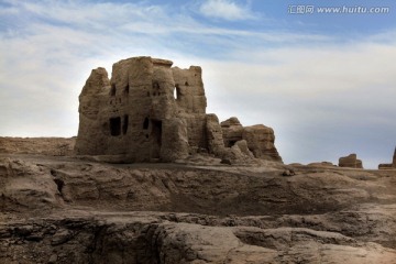 交河故城 土建筑残骸 城堡废墟