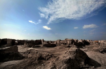 交河故城 土建筑残骸 城堡废墟