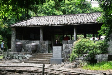 火山民居 山區(qū) 石屋 民居