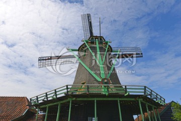 荷兰桑斯安斯风车