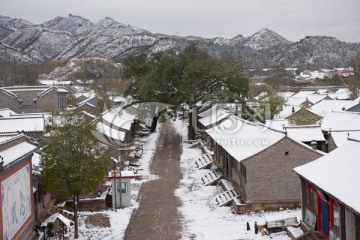 岔道古城雪景