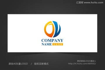 投资标志 G字母logo