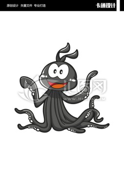 章魚卡通吉祥物