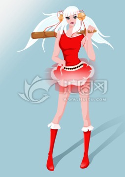 時尚少女 PSD分層