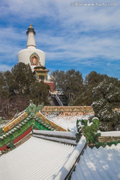 雪后北京北海公园