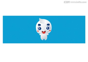 純白可愛小精靈 卡通吉祥物
