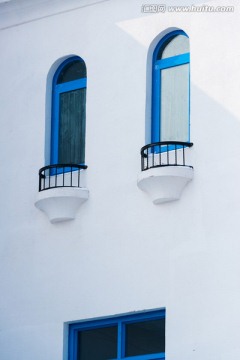 地中海风格别墅 窗户