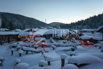 雪乡雪景