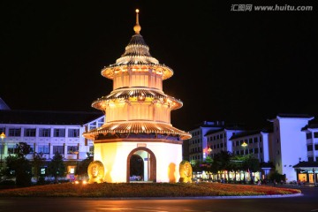 扬州文昌阁夜景