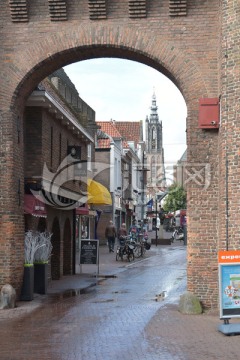 荷兰中世纪街道