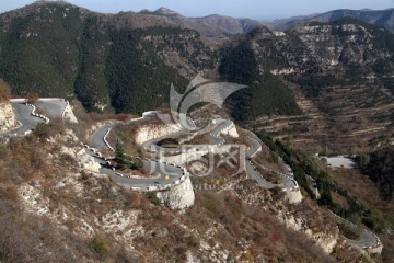 仰天山 盘山公路