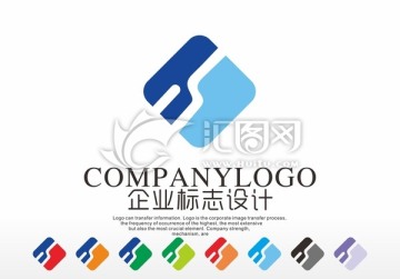 标志设计H字母LOGO