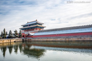 故宫神武门雪景高清图