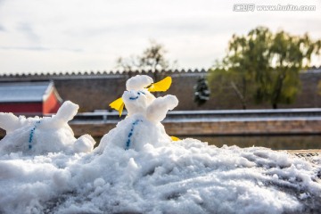 故宫神武门雪景高清图