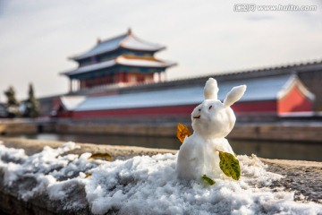 故宫雪景高清