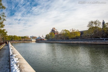 故宫角楼雪景高清