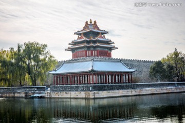 故宫角楼雪景高清