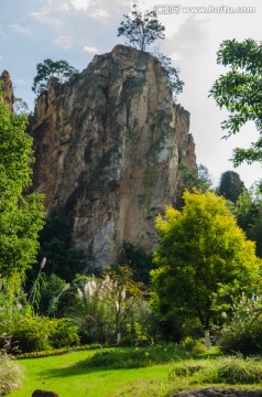 绣山公园假山