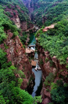 焦作云台山 红石峡