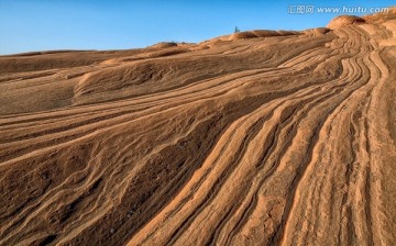 靖边波浪谷岩石纹理