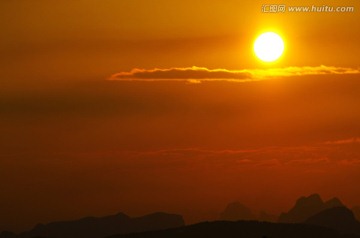 晚霞 夕阳晚霞