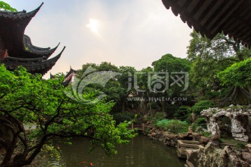 上海豫园仰山堂卷雨楼