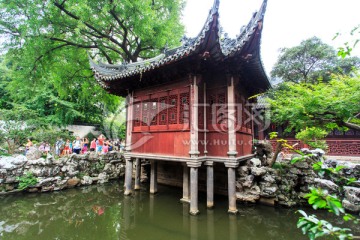 上海豫园打唱台水池