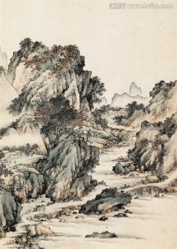 仿古山水冊(cè)